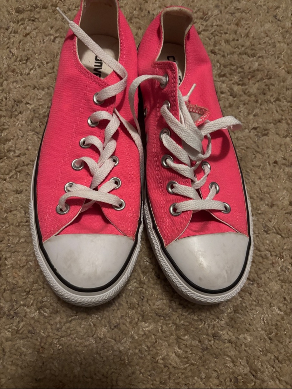 Classic Pink Canvas Women's Sneakers